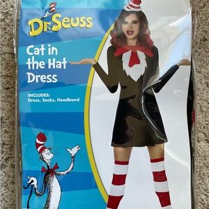 Dr. Seuss Cat in the Hat Costume - Black, Red, White